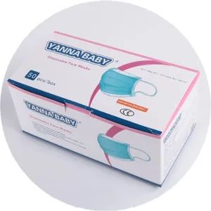 50 PC Disposable Masks to Prevent Bacterial Filter Masks, 3 Layers of Non-Woven Fabric Kzx-M202020 - Anhui KZX Intelligent Manufacturing Co., Ltd. - China