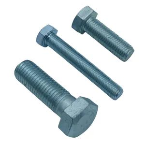 M8 10*20 High-Quality 10.9 12.9 Grade DIN 930 Unc Black Oxide Full Threaded Hex Bolt with Zinc Coating - T&Y Hardware Industry Co., Ltd. - China