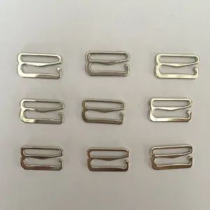 9 Shape Zinc Alloy Plated Sliver Metal Bra Hook - Tops Fashion Apparel Co., Ltd. - China