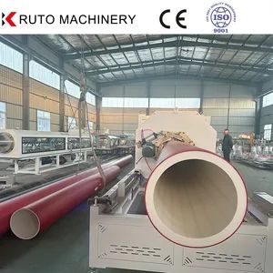 Water/Gas/Electrical/Cable Duct/Sewage Pipe Extrusion Machine HDPE PE PP PPR PVC Plastic Pipe Extruders - Qingdao Kruto Machinery Co.,Ltd. - China