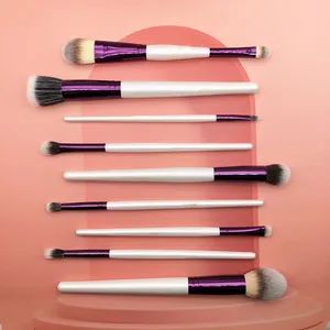 Wholesale Price Customized OEM with Logo 9 PCS High Quality Synthetic Hair Cosmetics Brush Makeup Tool Kit - Shenzhen Malena Technology Co., Ltd. - China