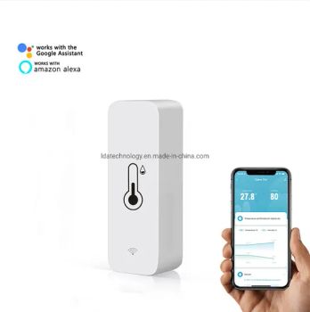 High Accuracy Smart Home Tuya Temperature and Humidity Sensor Digital Thermometer Hygrometer Work with Amazon Alexa Google - Shenzhen LDA Technology Co., Ltd. - China