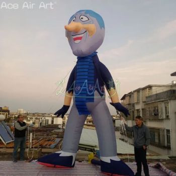 5mh Inflatable Heat Miser Mascot Snow Miser Cartoon with LED Light for Outdoor Decoration or Party - Yudu Ace Air Art Co., Ltd - China