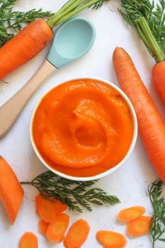 carrot puree concentrate Type puree Shelf Life 24 month Manufacturer Uzbekistan Packaging aseptic bag & metal - Freeze Dried Fruit LTD - Uzbekistan