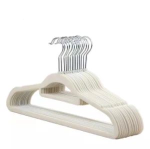 Supply Multi-Function Non-Slip Velvet Hangers Multi-Color Velvet Clothes Hanger Space Saving Adult Velvet Hangers - Suzhou Fairy Daily Products Co., Ltd. - China
