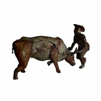 Wrought Iron Figurine Finish Flawless Durability High Construction Robust Dimension Accuracy - Blacksmith Art Studio - India