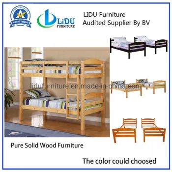 Newest Bunk Bed Separable Double Bed School Dormitory Solid Wood Bunk Beds - Qingdao Lidu Furniture Co., Ltd. - China