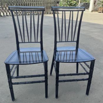 PP Plastic Bamboo Restaurant Dining Chairs Color Gold Origin China Rotary Fixed Condition New Shape Rectangle Folded - Lihao Houseware (Guangzhou) Co., Ltd - China