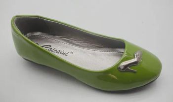 Girl' Ballet Shoes Dance and School Shoes Candy Color - Shantou-City Poocan Footwear Co., Ltd. - China