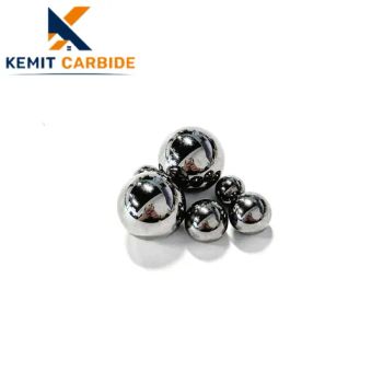 Dia 5mm/7mm/11mm Tungsten Carbide Valve Balls for Milling Machine with Excellent Hardness - Zigong Kemit Cemented Carbide Co., Ltd. - China