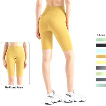 Factory No MOQ Custom Logo Workout Clothes Pantalones Cortos No Front Seam Compression Biker Legging Shorts for Womens Compression Hiking Exercise Yoga Shorts - DONGGUAN TIANCHEN GARMENT TECHNOLOGY CO., LTD. - China