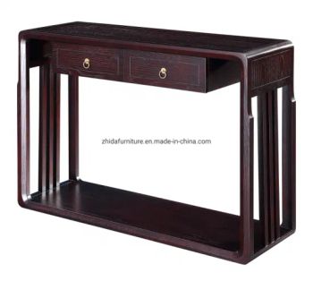 Chinese Style Antique Black Wooden Console Table - Guangdong Zhida Furnishings Industrial Co., Ltd. - China
