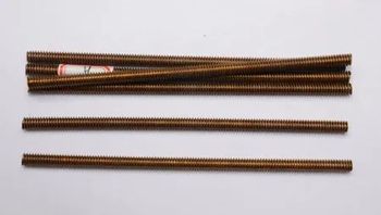 Brass Threaded Rods Material Brass Application Fastening Coating Properly Coated Size Range 8mm Through 24mm Material Grade ASTM B16 / - Yogendra International - India