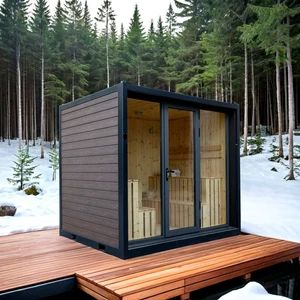 Outdoor Sauna Room for Finland OEM Yes ODM Yes Power 6kw Brand Sab Firproof Yes Origin China Trademark EQ Portable Yes Voltage - Nanjing Equippro Tech Co., Ltd. - China