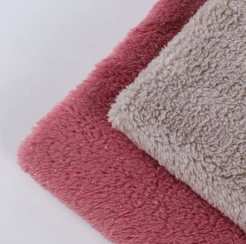 Shu Velveteen 100 Polyester Knitted Fabric Colorful Silver Yarn Faux Fur Sherpa Fabric Fleece Fabric Velvet Fabric for Winter Clothes/Blanket - Hangzhou K&M Textile Co., Ltd. - China