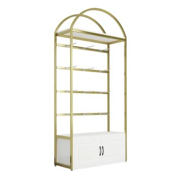 Floor Standing Adjustable Height Underwear Underwear Socks Display Racks in White Black Gold with Savings Cabinet and Hooks Made o - Angie Hangers Co., Ltd - China