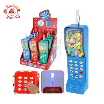 Music LED Lights Big Mobile Phone Shaped Music Candy Toys for Kid - Guangdong Chuanghui Foodstuffs Co., Ltd. - China