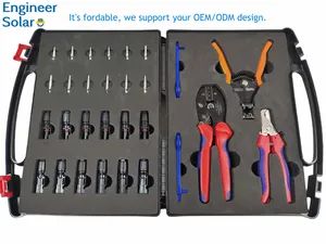 Solar Tool Kits Crimper Stripper Mc4 Connectors Spanner Wrench Tools for Panel Cable Assembly Installation - Dongguan Engineer Technology Co., Limited - China