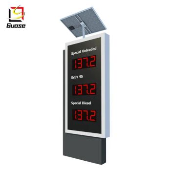 Solar Road Directional Pylon Sign for Gas Station in LED Displays - Guangdong Guose Modular Construction Co., Ltd. - China
