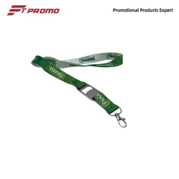 FT-P10 Green Fashion Lanyard 10mm Logo Metal 15D MOQ100 Width 10mm Color Green Origin China Trademark no Pattern LOGO Style Fashion - Fresh Tech Limited - China