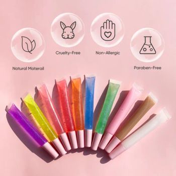 Wholesale Shimmer Lip Oil Magic Fruit Essence Crystal Clear Glossy Lip Gloss - Shenzhen Huazhong Sun May Technology Co., Ltd - China