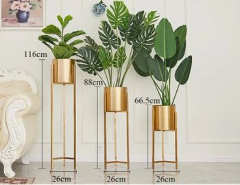 Modern Light Luxury Large Vase for Living Room Floor Plant Stand Shelf Decoration - FVB Hardware Co., Ltd. - China
