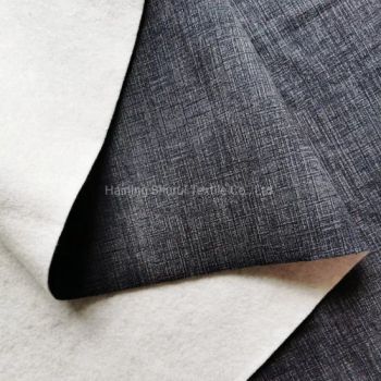 100% Polyester Knitting Printed Sofa Fabric Bonded with Needle Punched Wool Type Common Specification Polyester*360g*145cm*35cm*50m - Haining Shurui Textile Co., Ltd. - China
