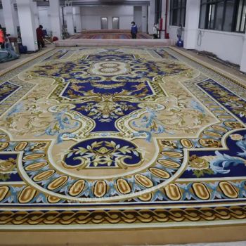China Factory Wholesale100% New Zealand Wool Wall to Wall Room Tufted Carpets and Rugs for Living Room and Public Area - QINGYUAN GLORTA CARPET CO., LTD - China