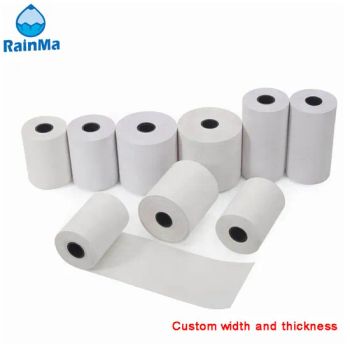57X40mm Thermal Paper Adhesive Sticker Paper Direct Thermal Color Label Printing Rolls - Ningbo Rainma Stationery Co., Limited. - China
