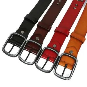 Punk Style Knight Personalized Bullet Belt Handmade Genuine Leather - Ningbo Youkiunite Imp &Exp Co., Ltd - China