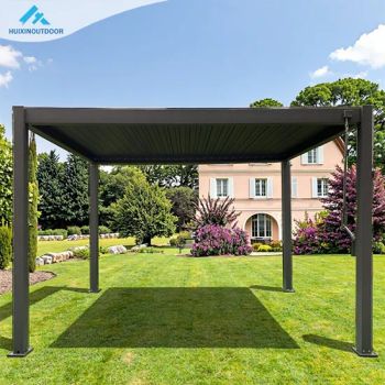 Bracket Roof Panels Wholesale Shutter 2X2 Outdoor Four Season Garden Canopy Gazebo - Guangdong Huixin Metal Products Co., Ltd. - China