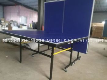 Standard Table Tennis Table Origin China Trademark OEM Thickness 16mm Model NO. M5501 Material Wood Fiber Size - NINGBO ZHONGRUI IMPORT & EXPORT CO., LTD. - China