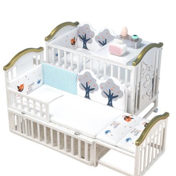 Custom Made Modern Luxury Bedside Baby and Kids Cribs for Baby Furniture - Hefei Craft Child Product Co., Ltd. - China