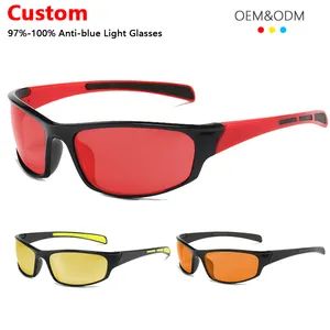 2025 New Trendy Men Women's Outdoor Sports Glasses Cycling Fashion Sports Blue Light Blocking Eye Protection Custom Glasses - Wenzhou Sunray Technology Co., Ltd. - China