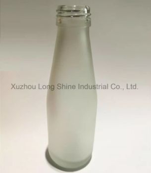 Frost Beverage Glass Bottle 130ml Wine Bottle Trademark LS Origin China Shape Round Bottle Model NO. LS-B0001 HS Code - Xuzhou Long Shine Industrial Co., Ltd. - China