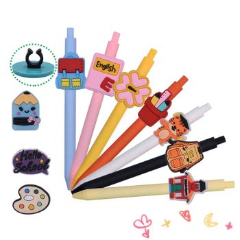Anime Plastic Gel Pen with Plastic Topper Cute Pen Cartoon Characters - Jinjiang Guoyi E-Commerce Co., Ltd. - China