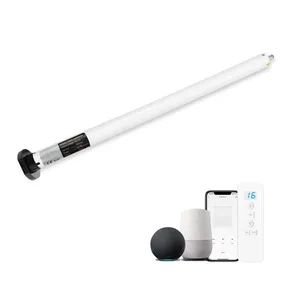 Motorized Shades Blinds Window 25/28/35 Zigbee Battery DC Smart Blind Tubular Motor - Weifang Mingchen Sunshade Technology Co., Ltd. - China