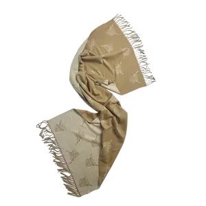 Double-Sided Shawls Winter Covering Yarn Cashmere Feel Shawls - Hangzhou Zhiyi Garments Co., Ltd - China