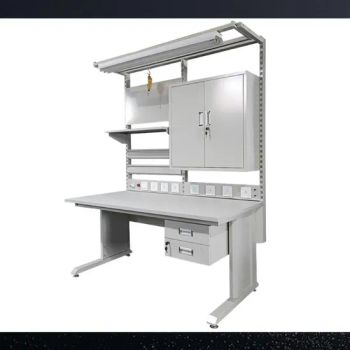ESD Workbench Lab Bench Electronic Work Table Lab Furniture Adjustable Workbench - Langfang Gometal Network Equipment Co., Ltd. - China