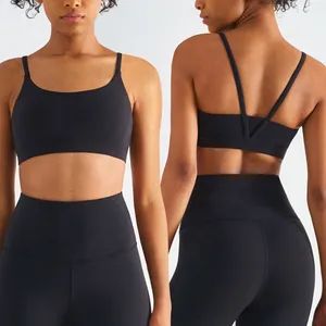 Comfortable High-End Nude Feel Yoga Bra for Women Beauty Back Exercise Sports Bras - Xiamen Arcadia-Sport Trading Co., Ltd. - China