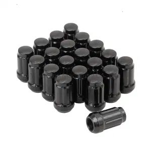 Black Acorn Bulge Wheel Nuts 12X1 5 Tread 6 Spline Wheel Nut - Yiwu KT Auto Parts Co., Ltd. - China