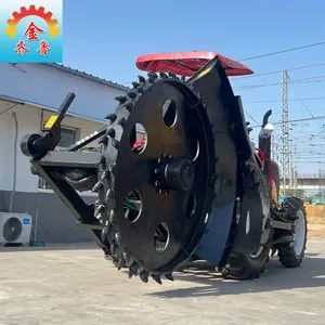 High Speed Tractor Towed Power Take off Driven Trenching Machines Disc Trenchers Suitable for Pipeline Laying Are Available in Stock - Dewosenk (Jining) Machinery Co., Ltd. - China