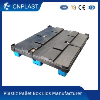 1000 1000 Euro HDPE Steel Tube Reinforced Collar Automotive Packing Polybox Accessories Bulk Containers Heavy Duty Plastic Pallet  - Qingdao Cnplast Co., Ltd - China