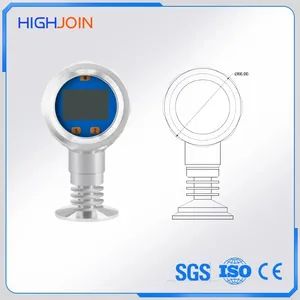 Top Side Display Clamp Connection Pressure Transmitters for Gas Liquid Pressure Measure - Nanjing Hangjia Electronic Technology Co., Ltd. - China