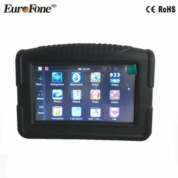 Promotion 4.3 Inch Waterproof Motorcycle GPS Navigator Chip MediaTek Screen Size 4.3" Origin Guangdong Model NO. GS-501 Trademark - Shenzhen Goldstar Electronics Co., Ltd. - China