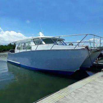 Aqualand 36feet 11m 24persons Aluminum Passenger Ferry Water Taxi/Aluminium Motor Speed Sar Catamaran Motor Boat (PC1100) - Qingdao Aqualand Marine Co., Ltd - China