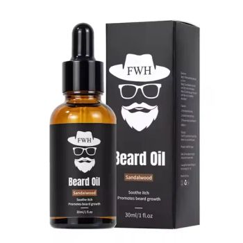 OEM Men's Beard Growth Liquid Care Essential Oil Sandalwood Beard Oil - Shandong Shiyi Trading Co., Ltd. - China