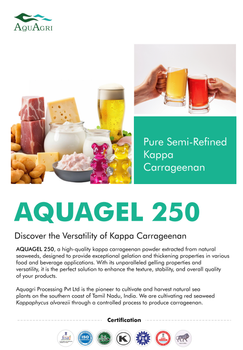 Carrageenan - Aquagri Processing Private Limited  - India