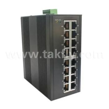 10/100m DIN-Rail Mount Industrial Ethernet Switch Weight 780g Condition New Warranty 5 Years HS Code 8517629900 Lead Time 3~5 Days - Takfly Communications Co., Ltd. - China