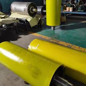 Custom Coated Roller, Polyurethane, PU Rubber, Silicone and Other Materials - Yantai Guocheng Metal Products Co., Ltd - China